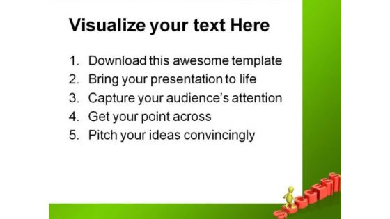 Success Leadership PowerPoint Templates And PowerPoint Backgrounds 0711