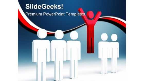 Success People Leadership PowerPoint Backgrounds And Templates 0111