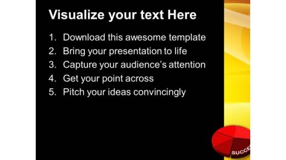 Success Pie Chart Business PowerPoint Templates And PowerPoint Themes 1012