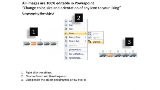 Success Ppt Arrow Process 5 Power Point Stage Style 1 Project Management PowerPoint 3 Graphic