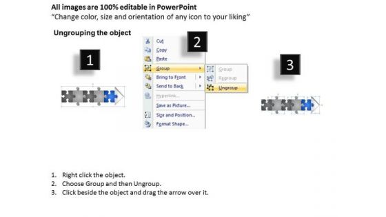 Success Ppt Linear Flow 5 Phase Diagram Style1 Business Communication PowerPoint 6 Image