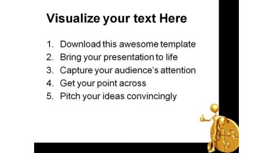 Success Puzzle Business PowerPoint Themes And PowerPoint Slides 0611