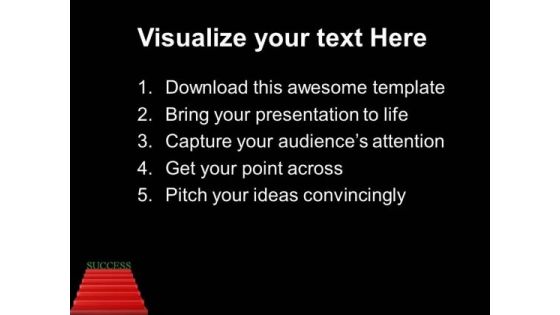 Success Stairs Business PowerPoint Templates And PowerPoint Themes 0312