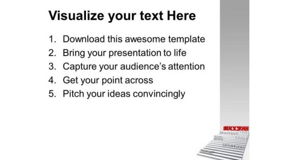 Success Strategy Team Hard Work Idea PowerPoint Templates Ppt Backgrounds For Slides 0313