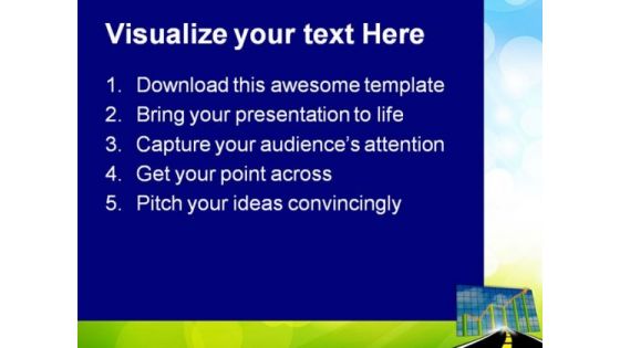 Success Way Business PowerPoint Themes And PowerPoint Slides 0811