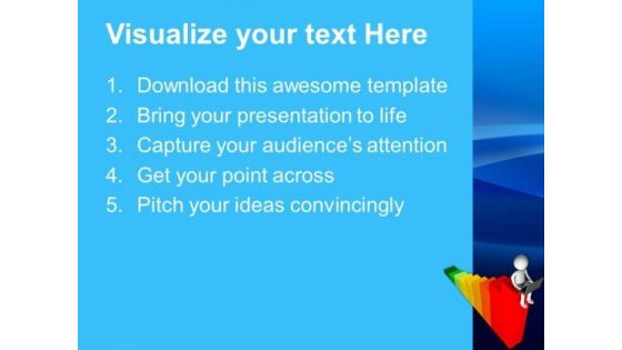 Successful Business Man Working On Laptop PowerPoint Templates Ppt Backgrounds For Slides 0713