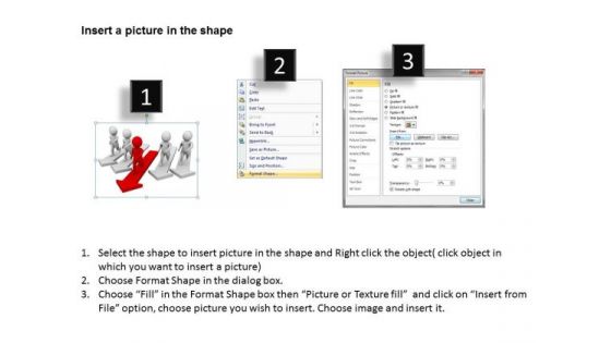 Successful Business People 3d Men Competing A Race With Arrows PowerPoint Templates