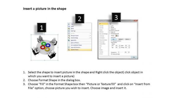 Successful Business People 3d Men Discussion Of Gear PowerPoint Slides