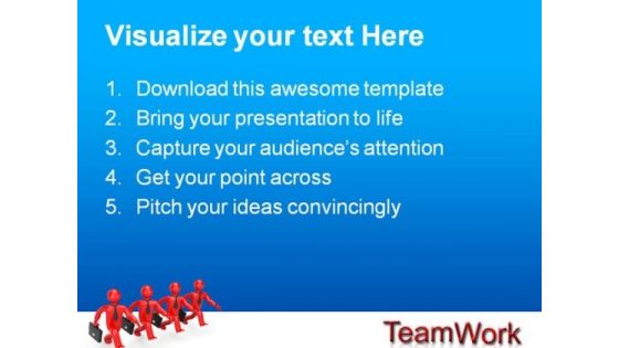 Successful Team Business PowerPoint Themes And PowerPoint Slides 0511