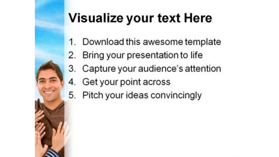 Successfull Man Business PowerPoint Templates And PowerPoint Backgrounds 0511