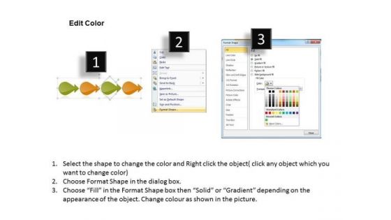 Successive Abstraction Of 4 Concepts Using Arrows Vision Office PowerPoint Slides