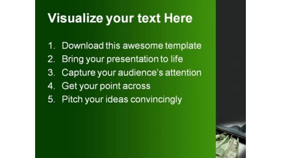 Sucker Cash Money PowerPoint Templates And PowerPoint Backgrounds 0611