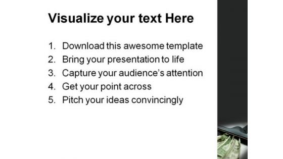 Sucker Cash Money PowerPoint Themes And PowerPoint Slides 0611