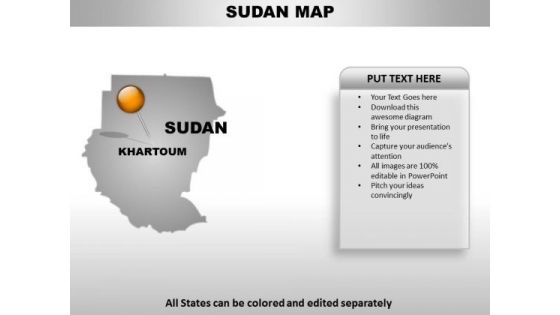 Sudan Country PowerPoint Maps