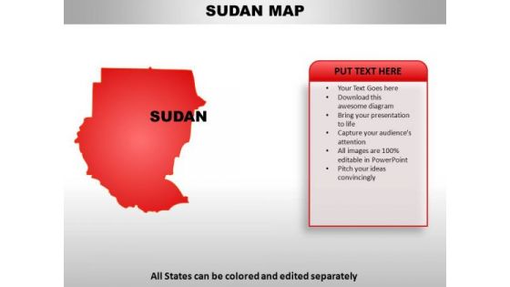 Sudan PowerPoint Maps