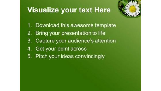 Summer Flower Nature PowerPoint Templates Ppt Backgrounds For Slides 0513