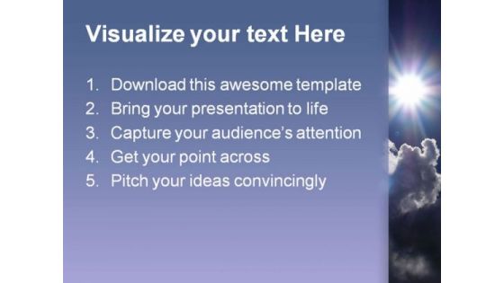 Sun Nature PowerPoint Themes And PowerPoint Slides 0611