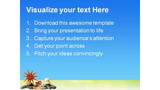 Sunny Shore Nature PowerPoint Templates And PowerPoint Backgrounds 0211