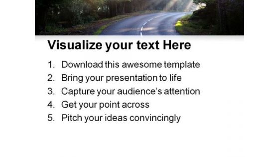 Sunrays Nature PowerPoint Templates And PowerPoint Backgrounds 0811