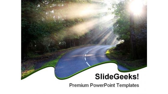 Sunrays Nature PowerPoint Templates And PowerPoint Backgrounds 0811