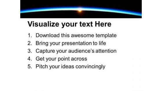 Sunrise Sunset On Black Background PowerPoint Templates Ppt Backgrounds For Slides 0213