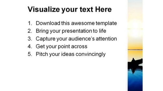 Sunset Beach PowerPoint Themes And PowerPoint Slides 0711