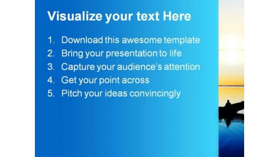 Sunset Beach PowerPoint Themes And PowerPoint Slides 0711