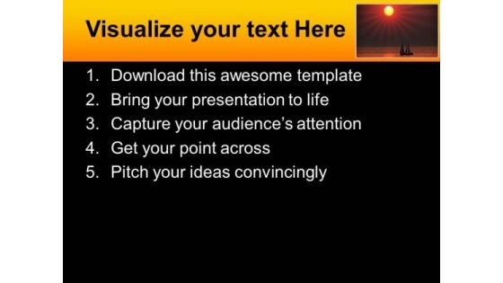 Sunset Beauty PowerPoint Templates Ppt Backgrounds For Slides 0213