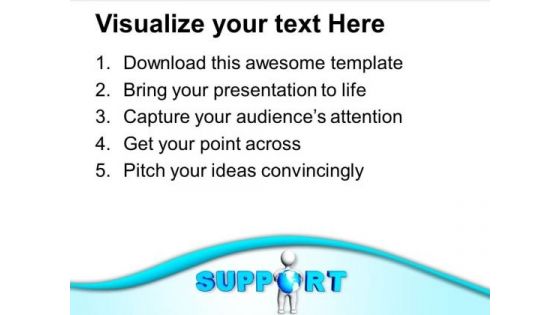Support Business Concept Communication PowerPoint Templates Ppt Backgrounds For Slides 0413