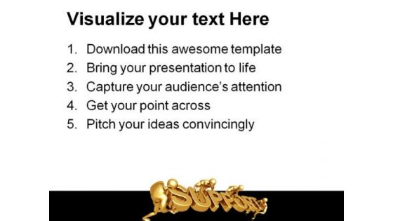 Support People PowerPoint Themes And PowerPoint Slides 0811