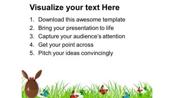 Suprise Your Friends With Easter Bunny PowerPoint Templates Ppt Backgrounds For Slides 0313