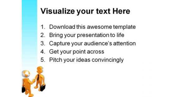Surfing Business PowerPoint Themes And PowerPoint Slides 0611