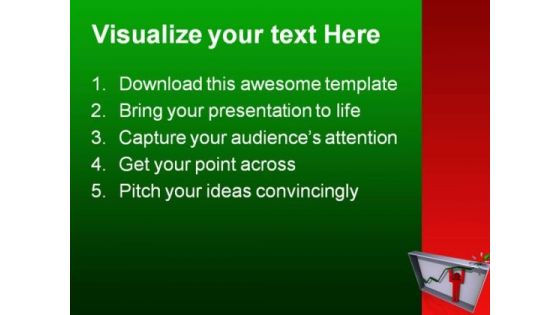 Surpassing The Goal Business PowerPoint Template 1110