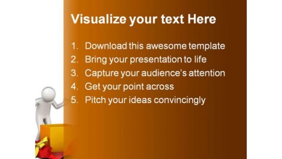 Surprise Gift Lifestyle PowerPoint Themes And PowerPoint Slides 0511