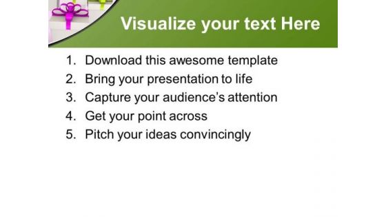 Surprise Your Loved Ones With Gifts PowerPoint Templates Ppt Backgrounds For Slides 0513