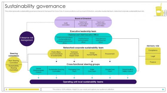 Sustainability Governance Beverage Manufacturer Company Profile Ppt Template CP SS V