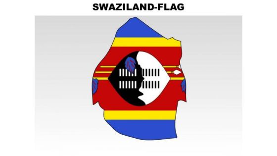 Swaziland Country PowerPoint Flags