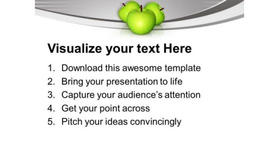 Sweet Fruits Good For Health PowerPoint Templates Ppt Backgrounds For Slides 0713