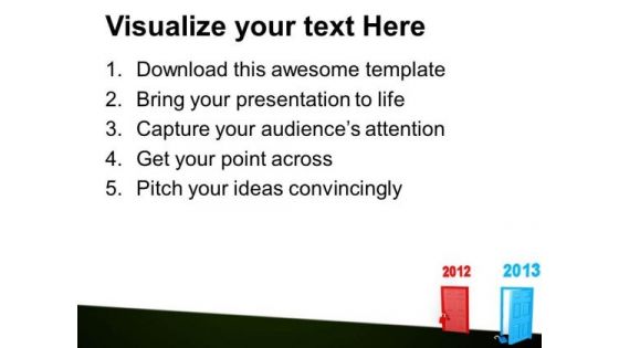 Switch To New Year 2013 PowerPoint Templates Ppt Backgrounds For Slides 0513