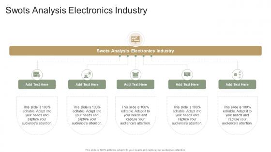 Swots Analysis Electronics Industry In Powerpoint And Google Slides Cpb