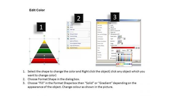 Symbol 2d Pyramid Simple PowerPoint Slides And Ppt Template Diagrams