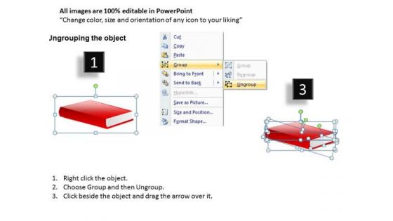 Symbol Books Stacked PowerPoint Slides And Ppt Diagram Templates