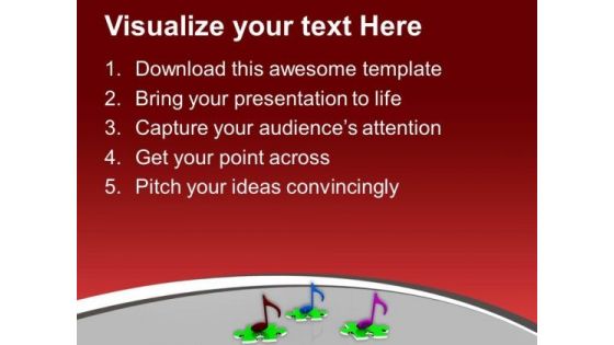 Symbol Of Melody PowerPoint Templates Ppt Backgrounds For Slides 0513