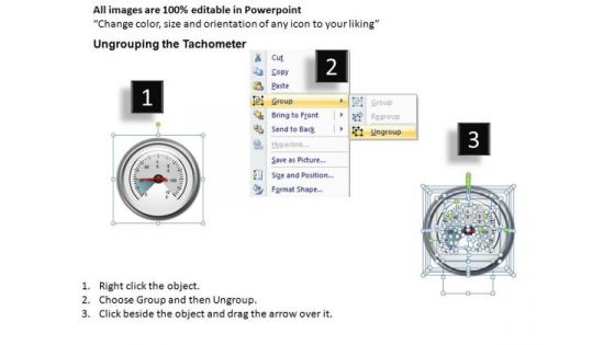 Symbol Tachometer Full Dial PowerPoint Slides And Ppt Template Diagrams