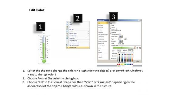 Symbol Thermometer 1 PowerPoint Slides And Ppt Template Diagrams