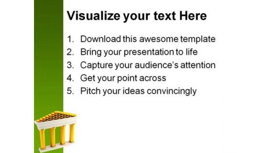 Symbolic Bank Money PowerPoint Themes And PowerPoint Slides 0511
