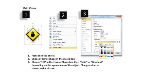 Symbolic Warning Signs PowerPoint Slides And Ppt Template Diagrams
