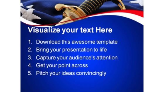 Symbols Of Freedom Americana PowerPoint Themes And PowerPoint Slides 0811