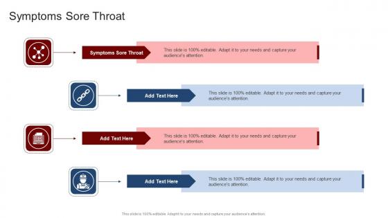 Symptoms Sore Throat In Powerpoint And Google Slides Cpb