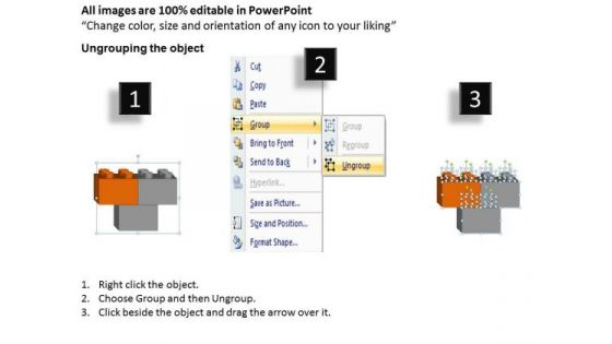 T-shaped Blocks To Specific Process Ppt Business Plan PowerPoint Templates